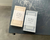 大枝活版室 OEDA LETTERPRESS Memo card メモカード Vine Glay Beige バイン グレー ベージュ メモ メモ帳 手紙 レター 花 つる 植物 メッセージカード 活版印刷 ギフト