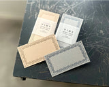 大枝活版室 OEDA LETTERPRESS Memo card メモカード Vine Glay Beige バイン グレー ベージュ メモ メモ帳 手紙 レター 花 つる 植物 メッセージカード 活版印刷 ギフト