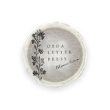 大枝活版室 OEDA LETTERPRESS Masking tape マスキングテープ Bloom Black Red Blue black Yellow 10mm テープ マステ