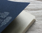 大枝活版室 OEDA LETTERPRESS 5paper notebook Darkblue Cork ノート ブック