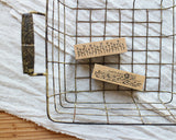 大枝活版室 OEDA LETTERPRESS Stamp スタンプ SP005 SP017 植物 花 英字 はんこ ラバースタンプ おしゃれ 手帳 ギフト コラージュ