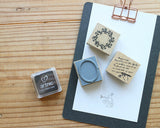 大枝活版室 OEDA LETTERPRESS Stamp スタンプ SP006 SP018 SP021 植物 花 英字 フレーム はんこ ラバースタンプ おしゃれ 手帳 ギフト コラージュ