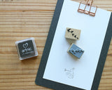 大枝活版室 OEDA LETTERPRESS Stamp スタンプ SP013 鳥 トリ はんこ ラバースタンプ おしゃれ 手帳 ギフト コラージュ