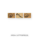 大枝活版室 OEDA LETTERPRESS Stamp 26×17 SP001 SP007 SP013