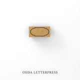 大枝活版室 OEDA LETTERPRESS Stamp スタンプ SP022 フレーム 枠 はんこ ラバースタンプ おしゃれ 手帳 ギフト コラージュ