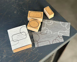 大枝活版室 OEDA LETTERPRESS Stamp box スタンプボックス frame SPB006 スタンプ フレーム 枠 はんこ ラバースタンプ おしゃれ 手帳 ギフト コラージュ