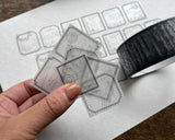 大枝活版室 OEDA LETTERPRESS Packingtape パッキングテープ mellow メロウ 35mm テープ セロハンテープ おしゃれ 手帳 ギフト コラージュ