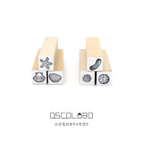 オスコラボ OSCOLABO スタンプ 小さなカタチ×モヨウ 波の落とし物 駄菓子 3個入り 海 夏 貝殻 ヒトデ 潮が運んだ手紙 金平糖 ゼリービーンズ 和風 ミニ 小さい はんこ 手帳 かわいい
