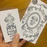 パティシエハリネズミ スタンプ 30×30mm ハリネズミのハリー 上半身 パンダのコロロ 寝転び 切り株 傘 クッキー缶 うさぎのモカ 角っこお花 うさぎ かわいい おしゃれ