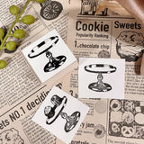 パティシエハリネズミ スタンプ 30×30mm カヌレ ころりんハリー ケーキ 足付きの台 月 太陽 マルプーのミルク ミモザのブーケ 鉛筆ハリー ハリネズミ かわいい おしゃれ