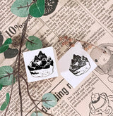 パティシエハリネズミ スタンプ 20×20mm 足つきのグラス プリン アイスクリーム ひよこのチップ ペンギンのピッピ ベリーパイ 持つコロロ カンパーニュ 食パン ホットケーキ いちごクレープ