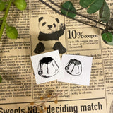 パティシエハリネズミ スタンプ 20×20mm 足つきのグラス プリン アイスクリーム ひよこのチップ ペンギンのピッピ ベリーパイ 持つコロロ カンパーニュ 食パン ホットケーキ いちごクレープ