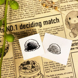 パティシエハリネズミ スタンプ 20×20mm 足つきのグラス プリン アイスクリーム ひよこのチップ ペンギンのピッピ ベリーパイ 持つコロロ カンパーニュ 食パン ホットケーキ いちごクレープ