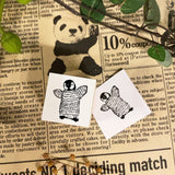 パティシエハリネズミ スタンプ 20×20mm 足つきのグラス プリン アイスクリーム ひよこのチップ ペンギンのピッピ ベリーパイ 持つコロロ カンパーニュ 食パン ホットケーキ いちごクレープ