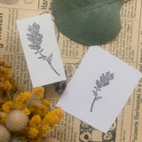 パティシエハリネズミ スタンプ 40×20mm バルーン ミモザ クリームソーダ ひまわり アイビーのつた メイソンジャー 鈴蘭 クレープの巻紙 風船 サーカス パーティ 花 かわいい おしゃれ