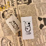 パティシエハリネズミ スタンプ 40×20mm バルーン ミモザ クリームソーダ ひまわり アイビーのつた メイソンジャー 鈴蘭 クレープの巻紙 風船 サーカス パーティ 花 かわいい おしゃれ