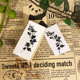 パティシエハリネズミ スタンプ 40×20mm バルーン ミモザ クリームソーダ ひまわり アイビーのつた メイソンジャー 鈴蘭 クレープの巻紙 風船 サーカス パーティ 花 かわいい おしゃれ