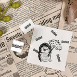 パティシエハリネズミ スタンプ 12×12mm プリン 万年筆 コック帽 リスのリッキー ジャム アンティークのお星様 ガーベラ ティーポッド コーヒーカップ カヌレ ミニ キャンディ クロワッサン