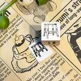 パティシエハリネズミ スタンプ 12×12mm お菓子 クッキー アップルパイ さくらんぼ ドーナツ キャンディ ショートケーキ ペンギン プレゼント 目玉焼き はかり 泡立て器 椅子 シマエナガ