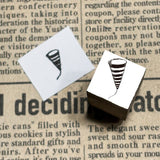 パティシエハリネズミ スタンプ 12×12mm ポット コーヒーサーバー 王冠 フラッペチーノ クラッカー ビール フレンチクルーラー チェリーカップケーキ いちごシュー チョコ シャボン玉 クッキー