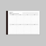 KNOOPWORKS B5 MONTHLY WEEKLY プランナー ヨコ タテ