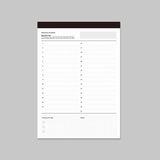 KNOOPWORKS B5 MONTHLY WEEKLY プランナー ヨコ タテ