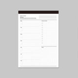 KNOOPWORKS B5 MONTHLY WEEKLY プランナー ヨコ タテ