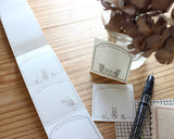 RAKUI HANA ラベルブック コーヒーハウスの猫たち 活版印刷 オリジナル