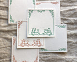 RAKUI HANA ラベルブック みかん収穫のオオカミたち 活版印刷 オリジナル