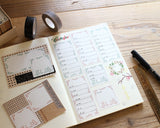 RAKUI HANA ラベルブック みかん収穫のオオカミたち 活版印刷 オリジナル