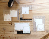 RAKUI HANA ラベルブック みかん収穫のオオカミたち 活版印刷 オリジナル