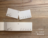 RAKUI HANA ラベルブック 2種セット 天体観測のネズミたち みかん収穫のオオカミたち 活版印刷 オリジナル