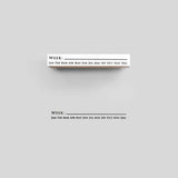 Knoopworks Stamp Mes Jan-Dec Today es semana