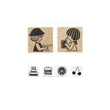 とみこはん TOMIKOHAN Gute Gouter オリジナルデザインスタンプ セット はんこの日