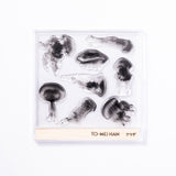 To Mei Han Stamp Clear Realistic Jellyfish Jellyfish Bread Showa Cat Sweets Cat Tomeihan-03