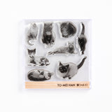 To Mei Han Stamp Clear Realistic Jellyfish Jellyfish Bread Showa Cat Sweets Cat Tomeihan-03
