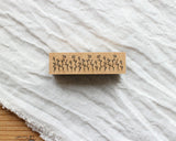 大枝活版室 OEDA LETTERPRESS Stamp スタンプ SP005 SP017 植物 花 英字 はんこ ラバースタンプ おしゃれ 手帳 ギフト コラージュ