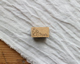 大枝活版室 OEDA LETTERPRESS Stamp スタンプ SP009 SP010 SP014 SP015 SP016 SP019 SP020 植物 花 英字 数字 フレーム シャボン玉 泡 鳥 トリ はんこ ラバースタンプ おしゃれ 手帳 ギフト コラージュ