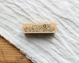 大枝活版室 OEDA LETTERPRESS Stamp スタンプ SP005 SP017 植物 花 英字 はんこ ラバースタンプ おしゃれ 手帳 ギフト コラージュ