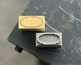 大枝活版室 OEDA LETTERPRESS Stamp スタンプ SP022 フレーム 枠 はんこ ラバースタンプ おしゃれ 手帳 ギフト コラージュ