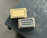 大枝活版室 OEDA LETTERPRESS Stamp スタンプ SP023 フレーム 枠 はんこ ラバースタンプ おしゃれ 手帳 ギフト コラージュ