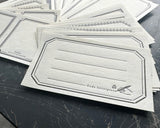 大枝活版室 OEDA LETTERPRESS sticker set ステッカーセット Black Bronze ブラック ブロンズ ステッカー シール 活版印刷 ギフト手帳 コラージュ