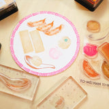 To Mei Han Clear Stamp Multicolor crujiente crujiente Gyoza Party Senbero