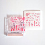 TO-Mei HAN stationery tool box sewing tool box tools tool box clear stamp