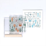 TO-Mei HAN stationery tool box sewing tool box tools tool box clear stamp