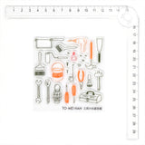 TO-Mei HAN stationery tool box sewing tool box tools tool box clear stamp