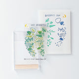 TO-MEI HAN つなぐオーナメント 森 KG-09 組み合わせる はんこ クリアスタンプ コースター カード ギフト