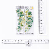 TO-MEI HAN つなぐオーナメント 森 KG-09 組み合わせる はんこ クリアスタンプ コースター カード ギフト