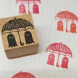 とみこはん TOMIKOHAN スタンプ 3センチ 3cm 30mm 2人で読書 タコウインナー相合傘 ペンのりねこ 頭がクリームソーダ はんこ ハンコ stamp