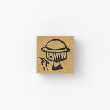 Tomiko Han Tomikohan Stamp 30mm Bob San Tsuyoshi Folk Cat Cat Cat Cat Cat Cat Cat Nagoho